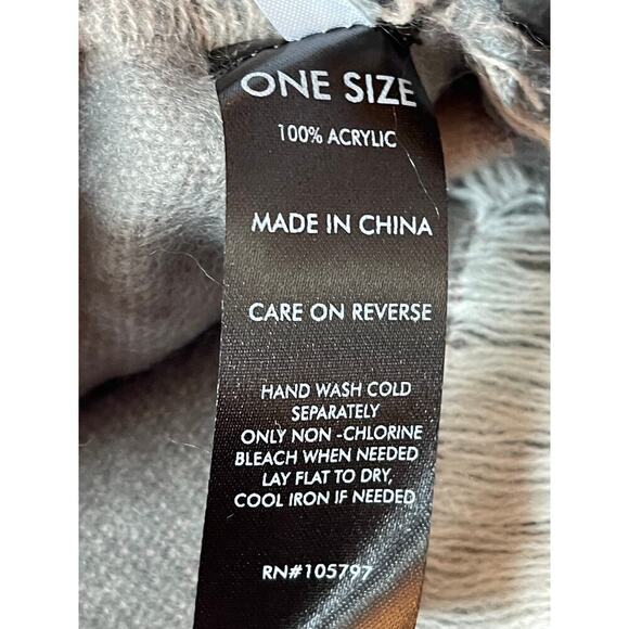 Envision Studio Blanket Wrap Color-Block Multicolor Scarf NWT - Picture 4 of 6